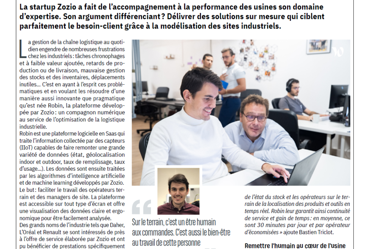 Dossier Zozio Performance Logistique industrielle L'Usine Nouvelle Dossier Zozio Performance Logistique industrielle L'Usine Nouvelle